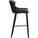 Evora 40.5 inch Bravo Black Barstool
